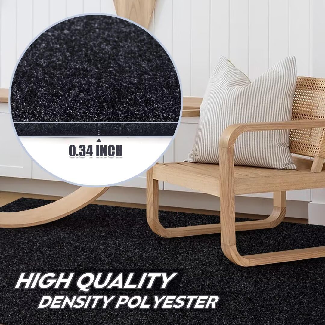 Gotohipi Runner Rug 2'X21'Indoor Outdoor Utility Carpet,Area Rugs With Non Slip Rubber Backing For Hallway Kitchen Entryway Balc