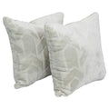 Blazing Needles Square Faux Fur Throw Pillows, 17", Agora Soap 2 Count