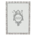 Olivia Riegel Remy Cast Pewter Photo Frame with Crystals (5X7)