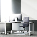 Floortex® Glaciermat® Heavy Duty Glass Chair Mat for Hard Floors & Carpets - 48" x 60"