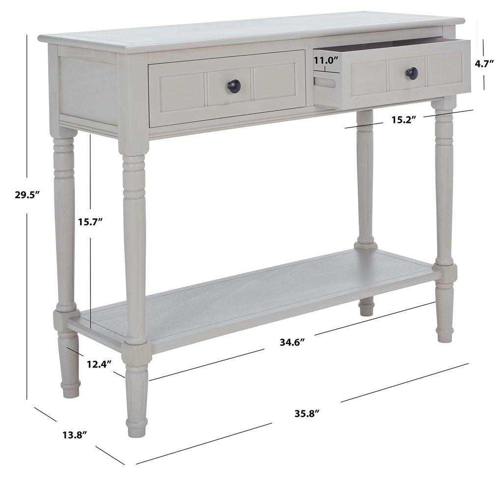 Safavieh American Homes Collection Samantha Vintage Grey 2-Drawer Console Table