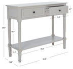 Safavieh American Homes Collection Samantha Vintage Grey 2-Drawer Console Table