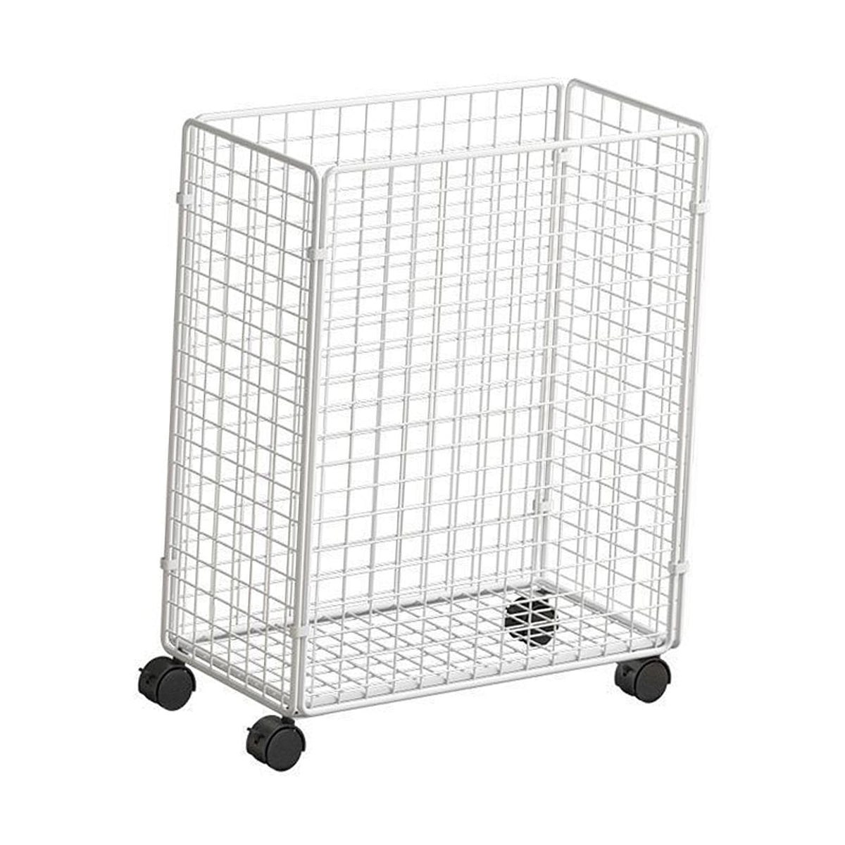 ATORSE Yoga Mat Storage Basket Slim Laundry Basket For Roller Resistance Bands White