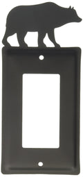 Village Wrought Iron Bear Single GFCI Cover
