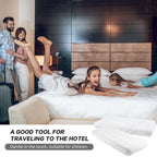 Breling Kids Air Mattress Fitted Sheets Compatible With Intex Cozy Kidz (Sheet Only) Toddler Inflatable Mattress Sheets For Kids Sleepover Party Travel Camping Air Mattress Airbed(White,8 Pcs)