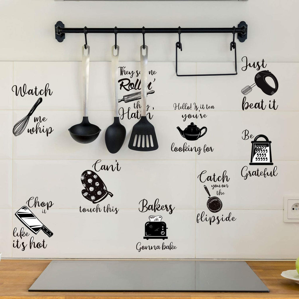 Kitchen Quotes Wall Stickers Kitchen Lettering Wall Decal Kitchenware With Sayings Wall Decoration For Kitchen Dining Baking Roo