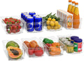 Utopia Home  Fridge Organizer Bins  Refrigerator Organizing Bins  Pantry Organizers And Storage  Stackable Storage Bins For