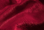 HomeRoots Cowhide, Microsuede 72' x 84' Burgundy Cowhide Rug