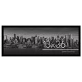 Americanflat 13x36 Poster Frame with Polished Plexiglass - Epic Collection - Gallery Wall Frames with Engineered Wood - Wide Pho
