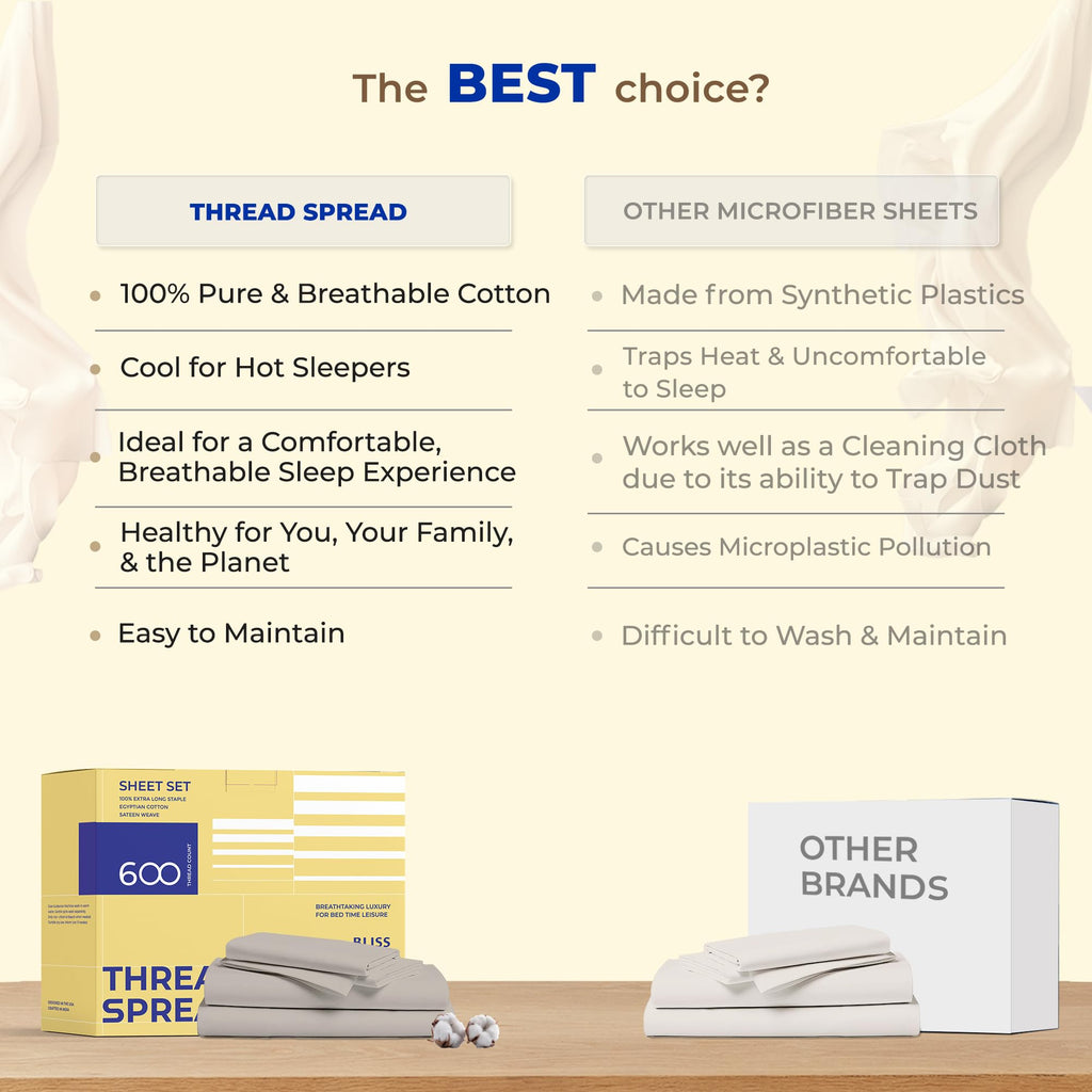 600 Thread Count Egyptian Quality 100% Cotton Stripe Sheets Set, Queen Size Bedding Set In White