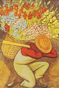 BUY ART FOR LESS El Vendedora De Flores by Diego Rivera 12 x 9 Poster