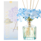 Cocorr  Na Reed Diffuser - Ocean Breeze 8.5Oz Flower Reed Diffuser Set With 8 Sticks, Home Fragrance Reed Diffuser For Home Bedr