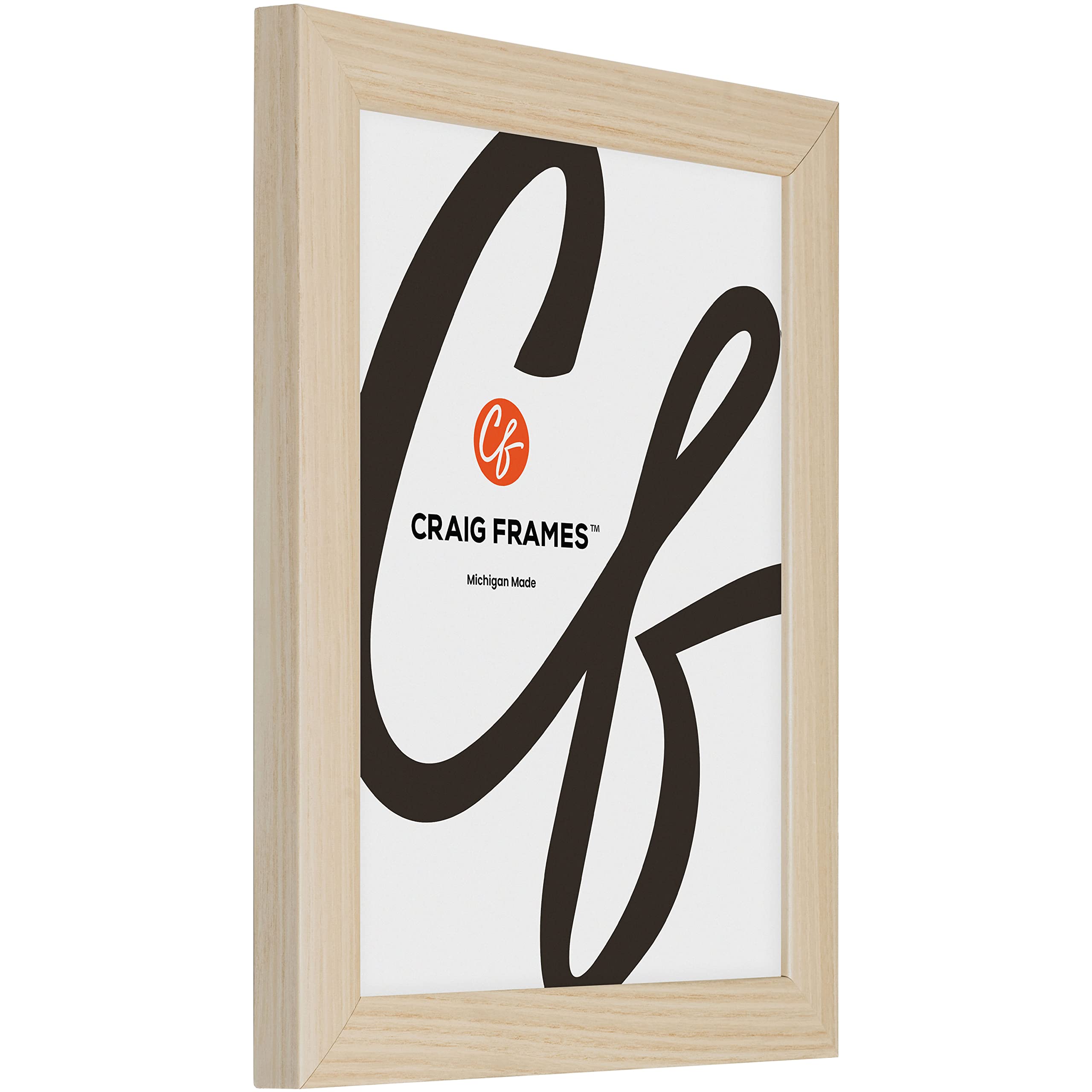 Craig Frames Contemporary, 17X20 Picture Frame, Natural