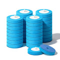 SOPAMI 32pcs Disposable Toilet Brush Refills,3Layer PreLoaded Rich Foam