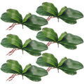 Miracliy Phalaenopsis Orchid Leaves Real Latex Touch Plants Arrangement