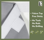 Pi Blackout French Door Curtain,Door Window Shade Privacy Thermal Insulated Long Door Curtain For Glass Door/Sliding Door/Tie Up Shade 1 Panel (W30Xl80,Light Grey)