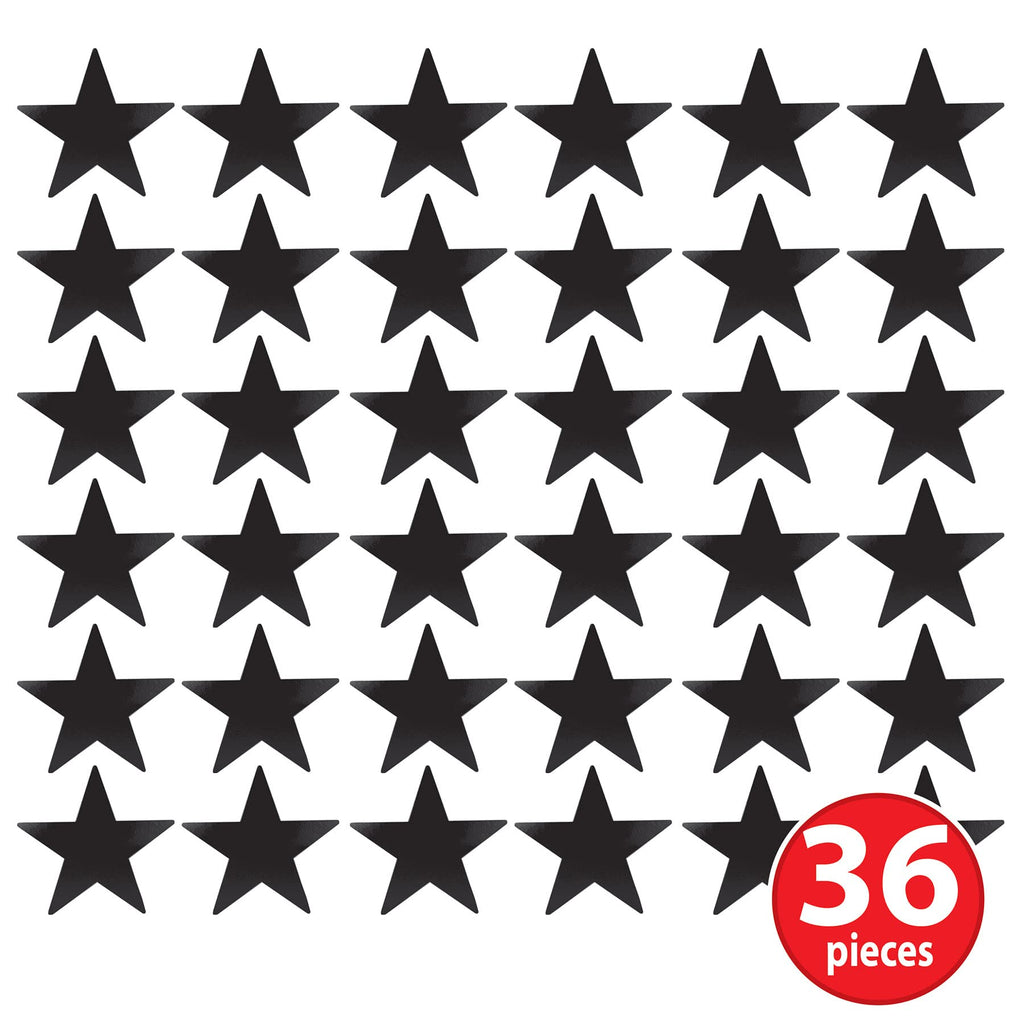 Beistle 36-Piece Foil Star Cutouts, 9-Inch