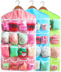 Rd Mall16 Pocket Mount Bag Hanging Wall Pocket Storage Case, Hanging Closet Organizer, Hanging Undergarments Organiser (Multicol
