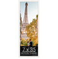 wallsthatspeak 7x35 white Picture Frame for Puzzles Posters Photos or Artwork