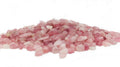 Zungtin Rose Quartz polished Chips Stone,Crushed Crystal Quartz Pieces,Irregular Shaped Stones,450g