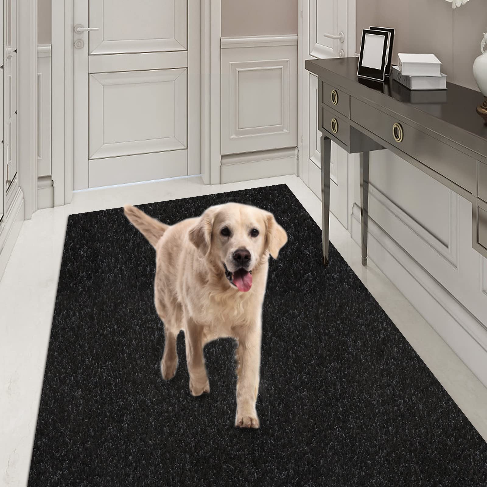 Runner Rug 2FT x 40FT, AYOHA 2'-82' Utility Carpet Runner for Entryway Hallway Aisles Balcony Garages, Area Rugs with Non-Slip R