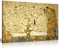 Gustav Klimt The Tree Of Life Canvas Wall Art Picture Print (24X16), Bedroom