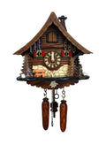 Alexander Taron 471Qm Engstler Battery-Operated Cuckoo Clock-Full Size-9.75" H X 10" W X 6.5" D, Brown