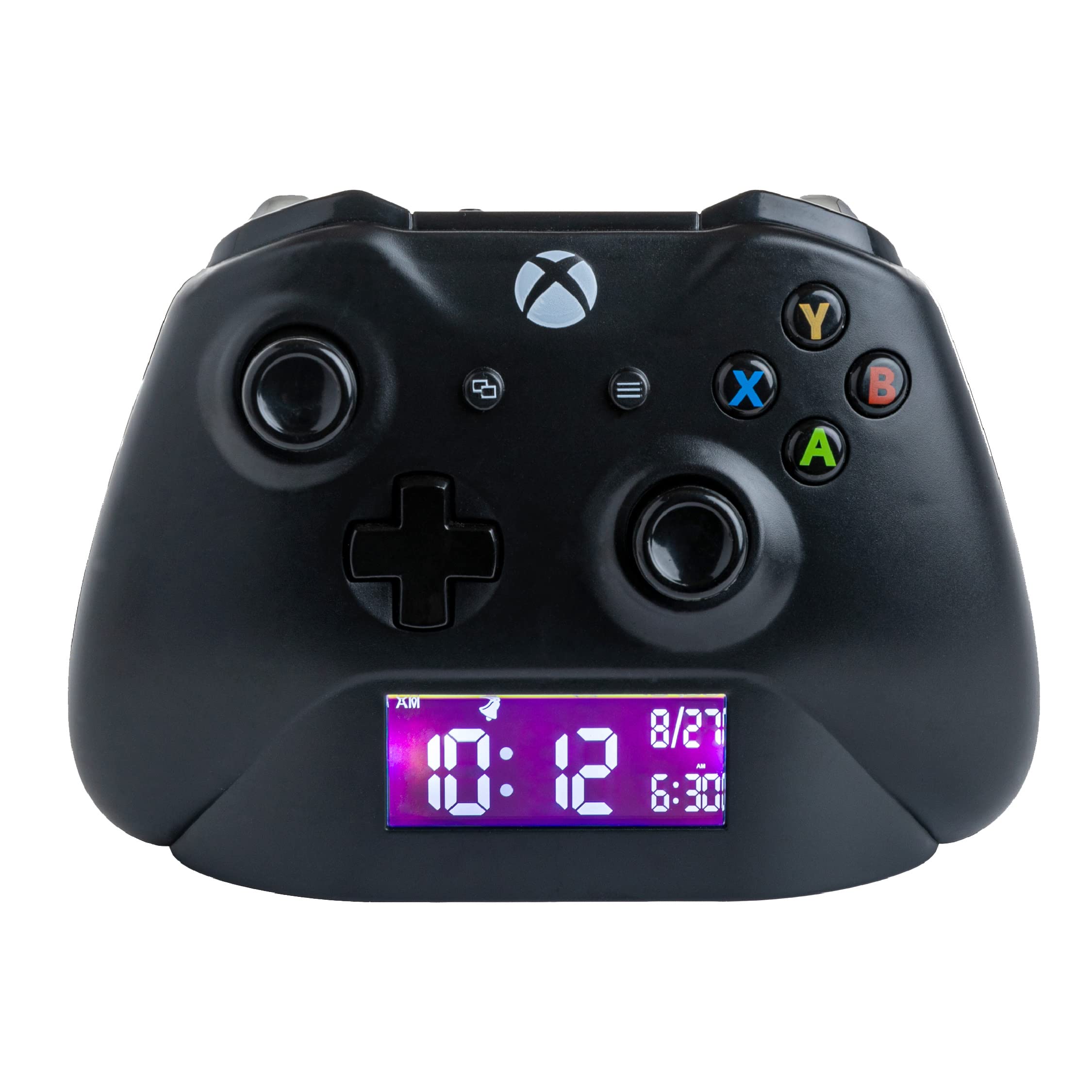 Paladone Xbox Controller Digital Alarm Clock, Officially Licensed Xbox Merchandise Gift and Decor for Gamers - Black