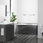 Design House 534628 Millbridge Bathroom Hardware, 4-Piece Bath Accessory Kit, Polished Chrome