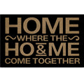 Ayatow Halloween Doormat For Outdoor Entrance Home, Home Where The Ho & Me Come Together Indoor Christmas Floor Mats Doormat 23.
