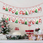 Ourwarm Christmas Advent Calendar 2024 Decorations, 24 Days Dimity Burlap Gift Bags Favors For Christms Toys Home Decor (6.3' X