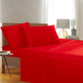 Elegant Comfort 1500 Thread Count Wrinkle & Fade Resistant Egyptian Quality 4-Piece Bed Sheet Set Ultra Soft Luxurious Set Inclu