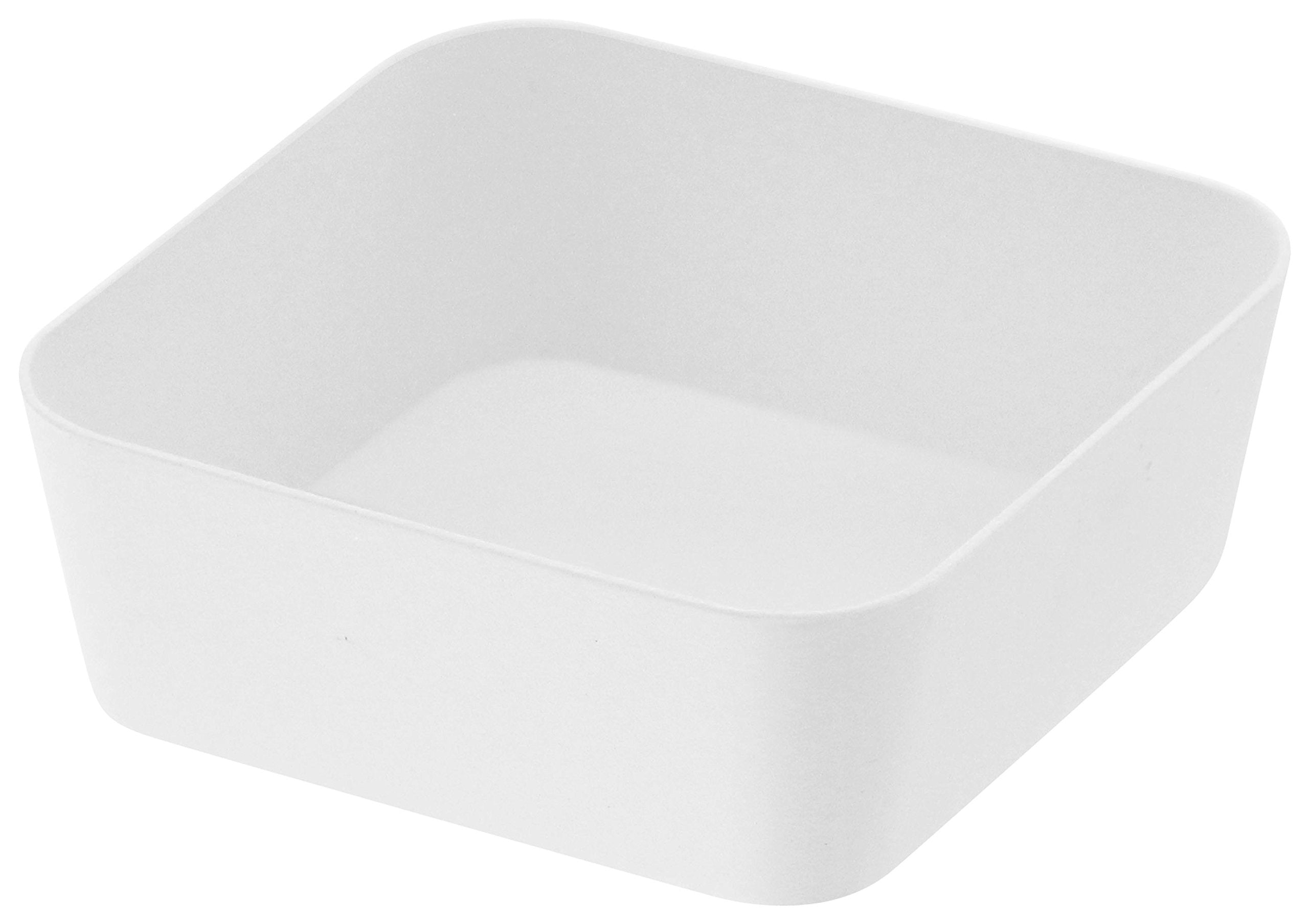 YAMAZAKI home Tower Amenity Tray S White, Small