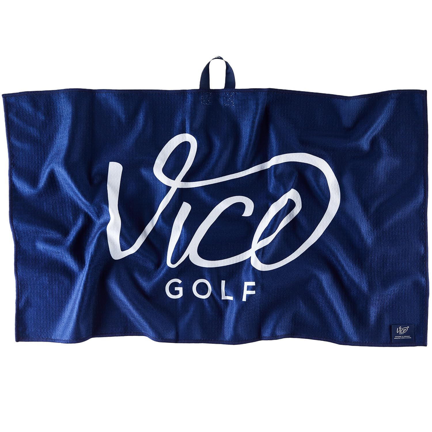 VICE Golf Shine Microfiber Towel | Navy | Perfect for Cleaning Clubs and Balls | Multiple Colors Available