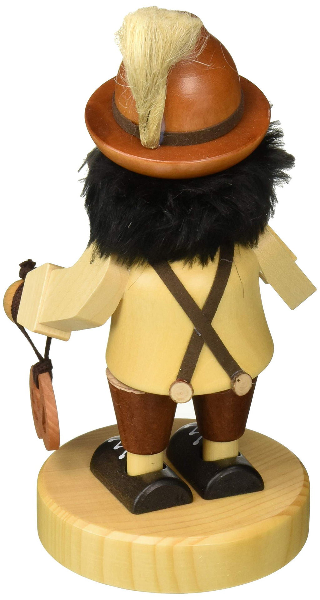 Christian Ulbricht Incense Burner Bavarian Brown 4 X 9 Inch Wood Christmas Figurine