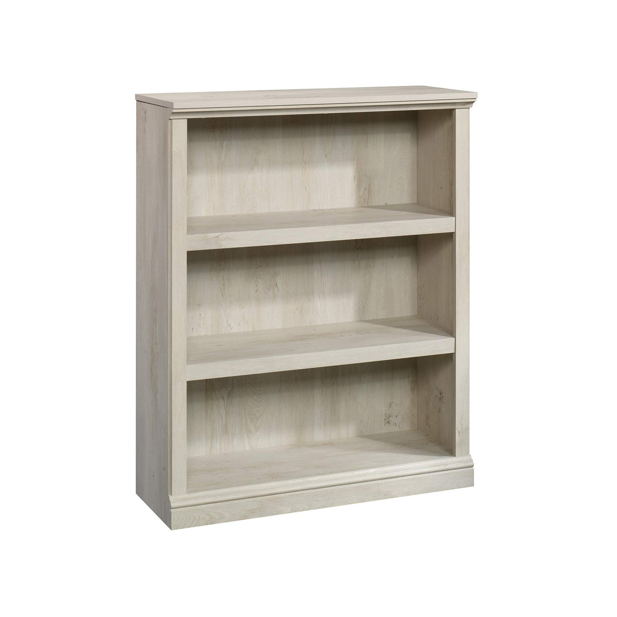 Sauder 3 Tier Book Shelf Wooden Bookcase Multipurpose Bookshelf For Home Office, Living Room, In Laurel Oak