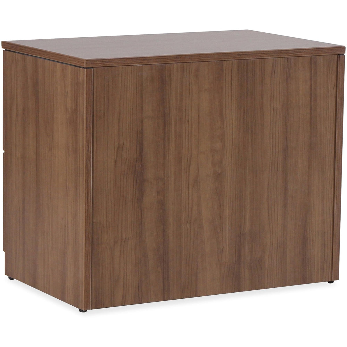 Lorell Essentials Series Walnut Laminate Lateral File