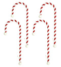 Haute Decor Candy Cane Stocking Holder (Classic Red & White, 4Pack)  Lightweight Christmas Stocking Hanger, Holds up to 10 pou