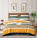 The Home Style 350Tc Super Soft Glace Cotton Ac Comforter Set King Size Double Bed With 1 Flat Bedsheet90X100 Inch And 2 Pillow