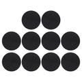 PATIKIL 2.4 Dia.Incense Burner Pad, 10 Pack Coil Incense Holder Aluminum Black Ash Catcher Fireproof Incense Cone Mat for Yoga S