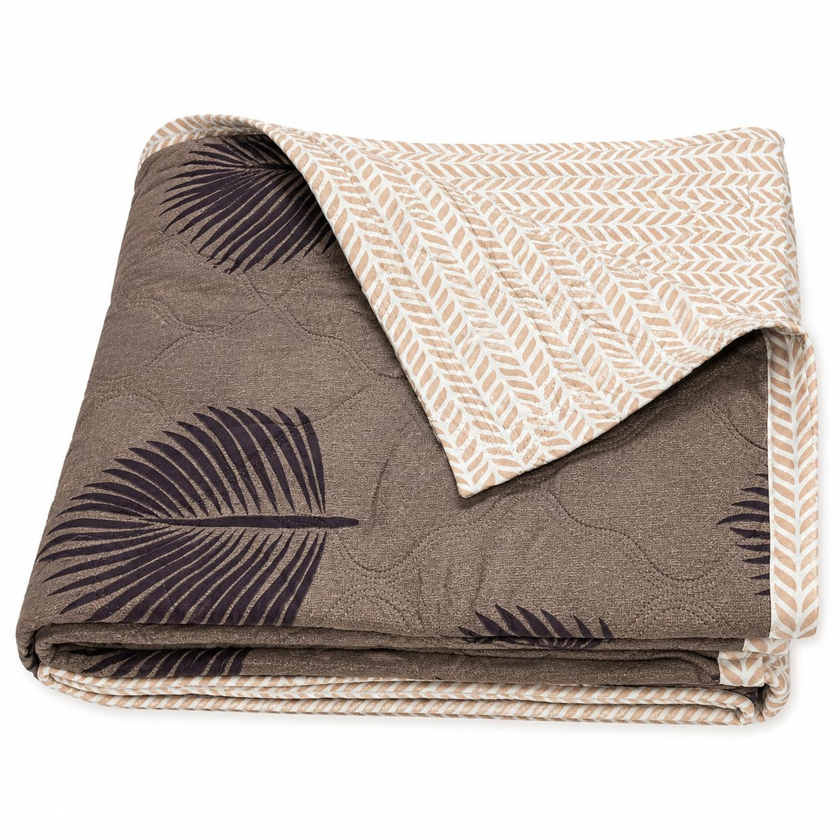 Single Bed AC Blanket 60x90 inch | Reversible Blanket for EverydayBrown