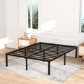 VENI HOME 16 Inch Queen Bed Frame, Platform Bed Frame Queen Size No Box Spring Needed, Heavy Duty Metal Queen Size Bed Frame Eas
