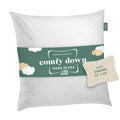 22X22 Decorative Throw Pillow Insert, Down And Feathers Fill, 100% Cotton Cover 233 Thread Count, Square Pillow Insert - Made In