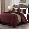 Chezmoi Collection Briar 7-Piece Queen Bed In A Bag - All Season Lightweight Microfiber Comforter Set - Includes Sheets & Shams