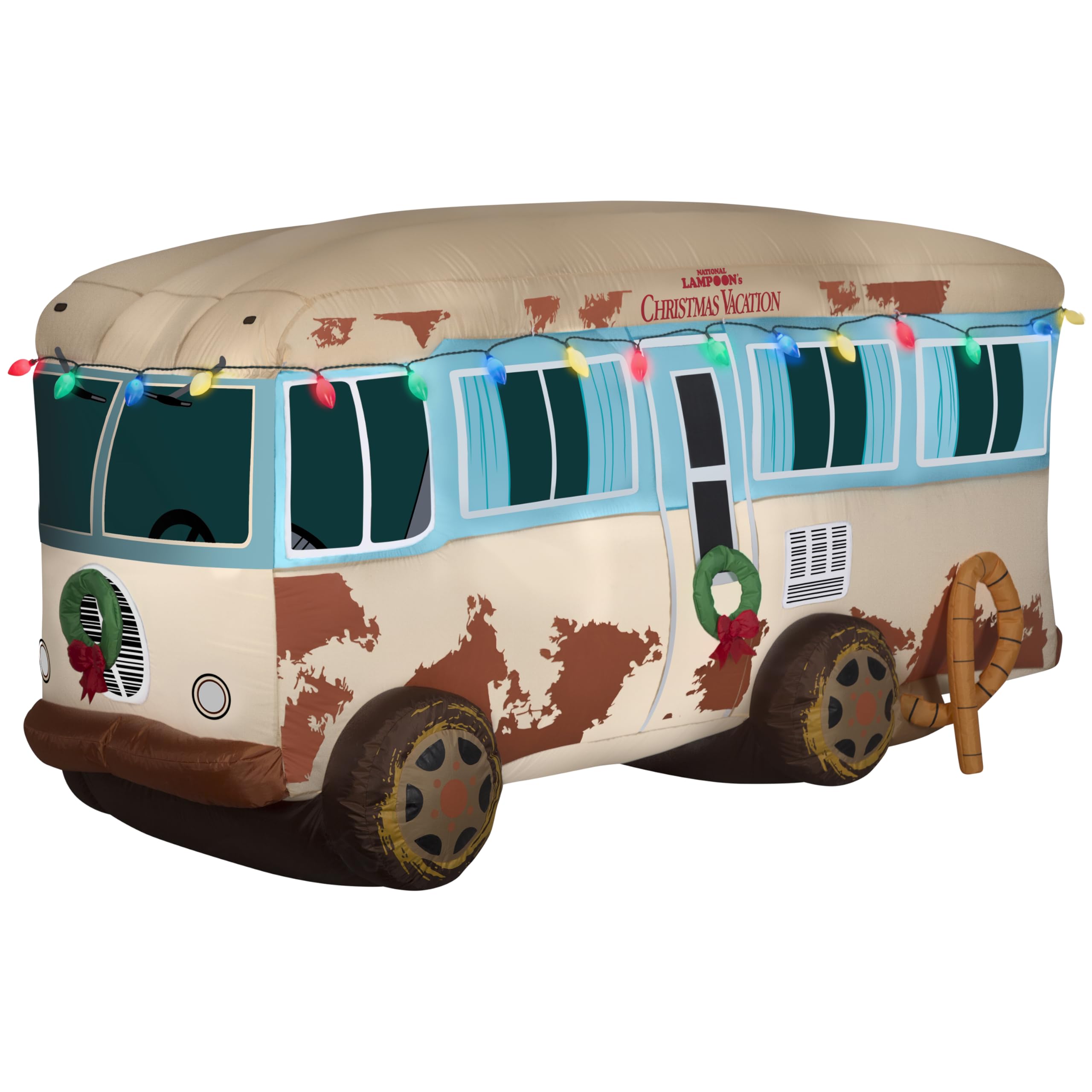 Gemmy Christmas Inflatable National Lampoons Vacation RV, 4 ft Tall, Multi