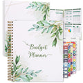 Soligt 8.5 X 11 Inches Large Budget Planner And Monthly Bill Organizer - Premium Hardcover Budget Book With 12 Pockets For Savin