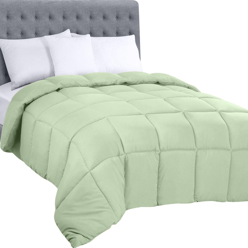 Utopia Bedding All Season 250 Gsm Comforter - Plush Siliconized Fiberfill Comforter Twin - Box Stitched (Twin/Twin Xl, Sage Gree