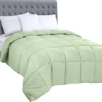 Utopia Bedding All Season 250 Gsm Comforter - Plush Siliconized Fiberfill Comforter Twin - Box Stitched (Twin/Twin Xl, Sage Gree