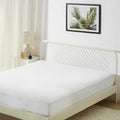 Amazon Basics Waterproof Mattress Protector, Queen, White