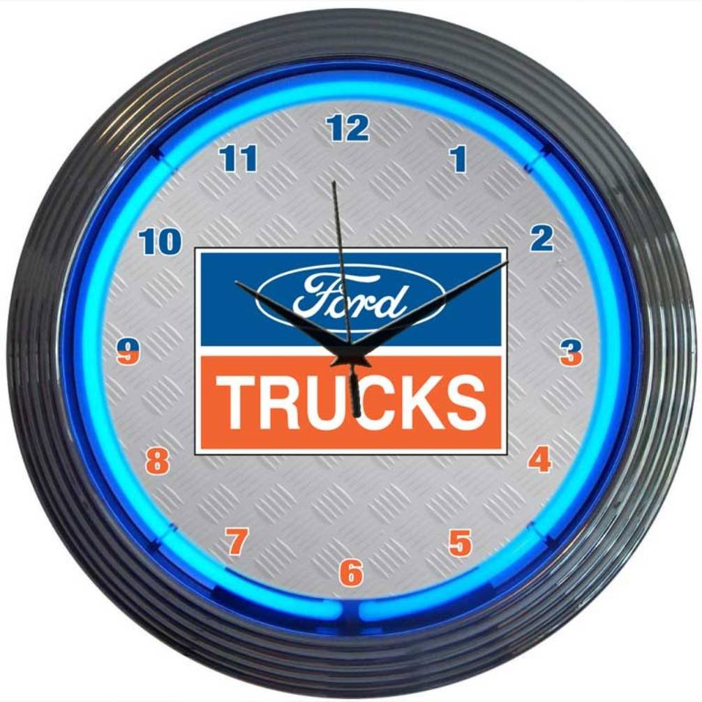 Neonetics Ford Trucks Neon Wall Clock, 15-Inch
